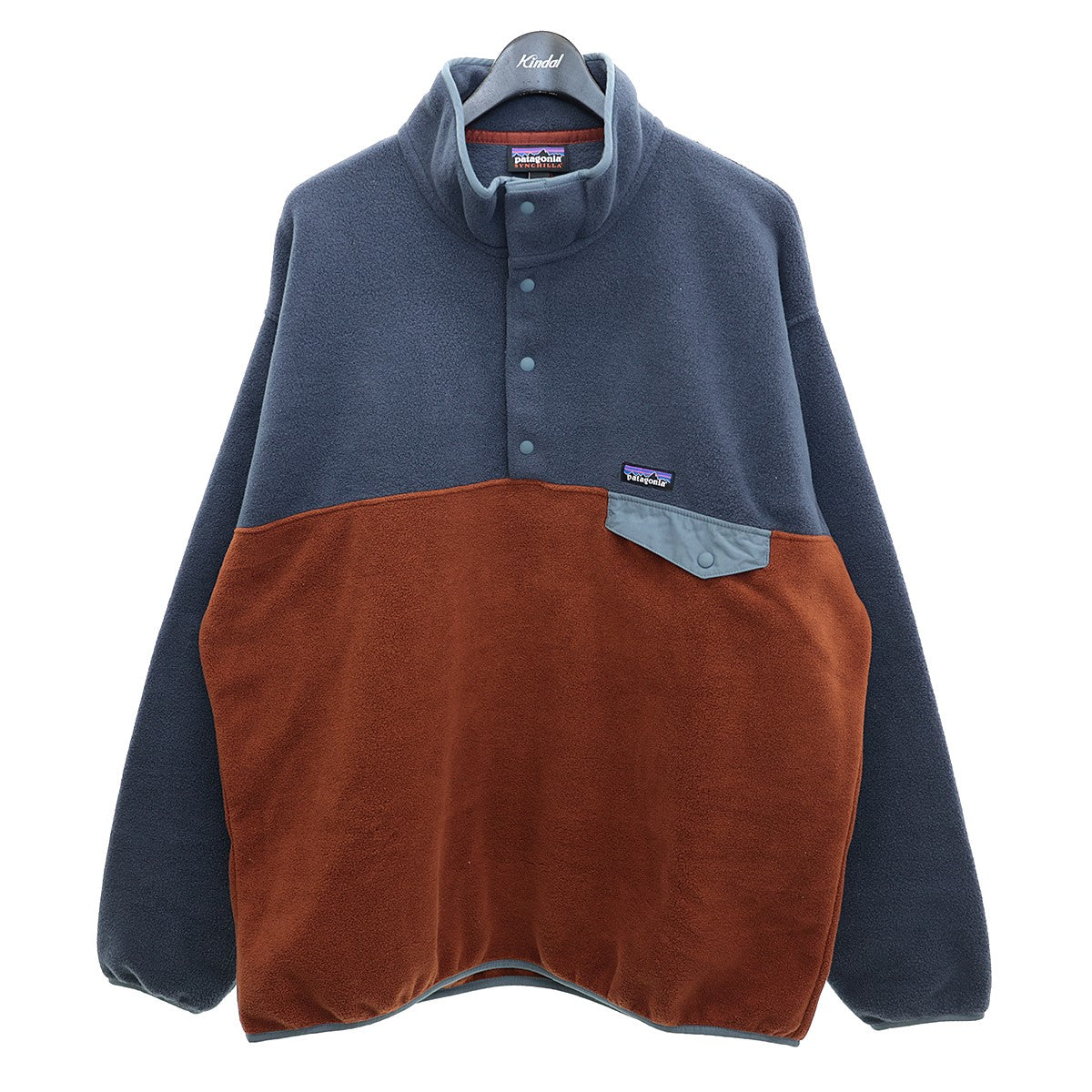 Patagonia(パタゴニア) 21AWライトウェイトシンチラ スナップT プルオーバーSYNCHILLAフリースジャケットSTY25580FA21  STY25580FA21 グレー／ブラウン サイズ L｜【公式】カインドオルオンライン ブランド古着・中古通販【kindal】