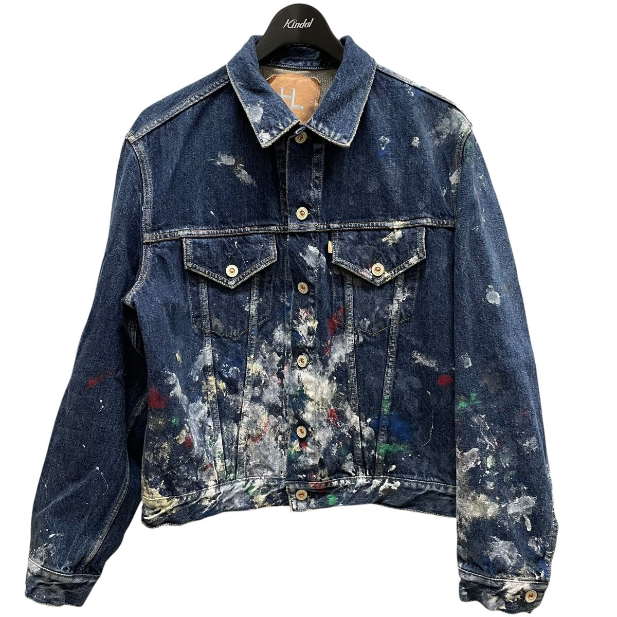 HERILL(ヘリル) 24SS20HL DENIM SPLASH JACKETデニムジャケット24-011-HL-8010-1  24-011-HL-8010-1 インディゴ サイズ 2｜【公式】カインドオルオンライン ブランド古着・中古通販【kindal】