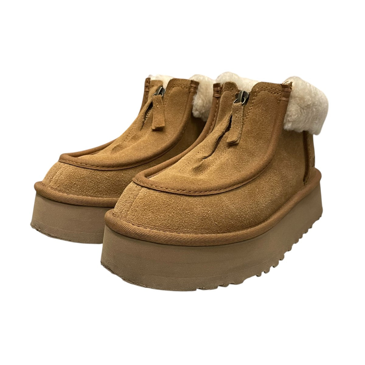 UGG(アグ) FUNKETTE BOOT 1122551ムートンブーツ ベージュ サイズ 22｜【公式】カインドオルオンライン  ブランド古着・中古通販【kindal】