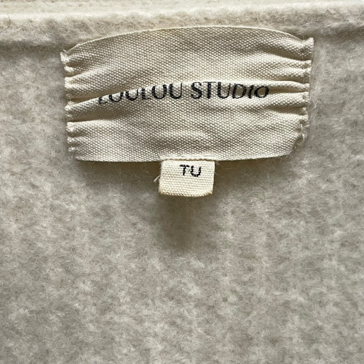 louloustudio ウールカシミヤケーブルカーディガンカーディガン20-080-210-0008-4-0 古着・中古-3枚目のアイテム画像
