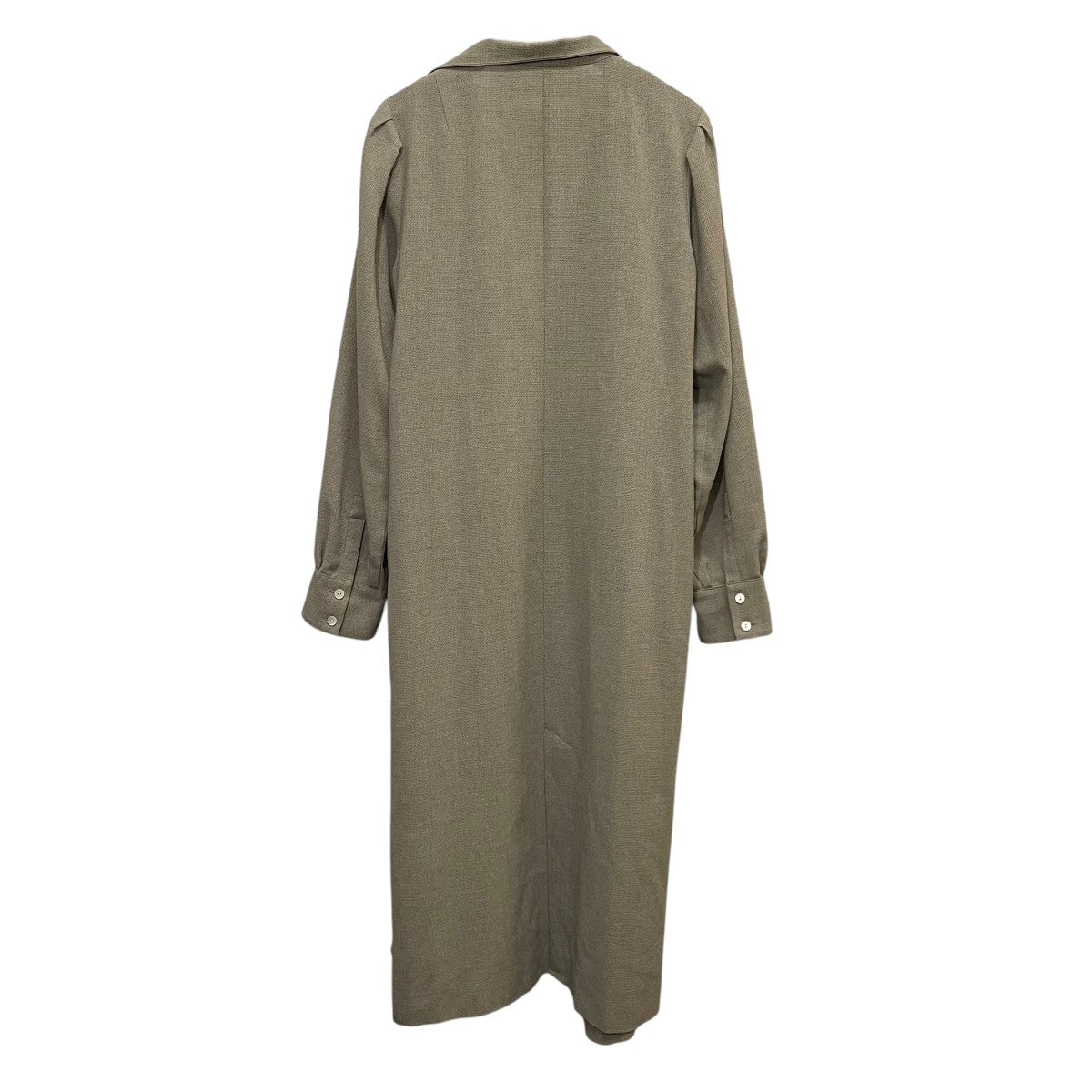 ドビーロングシャツコートワンピースワンピース12001-11-2207