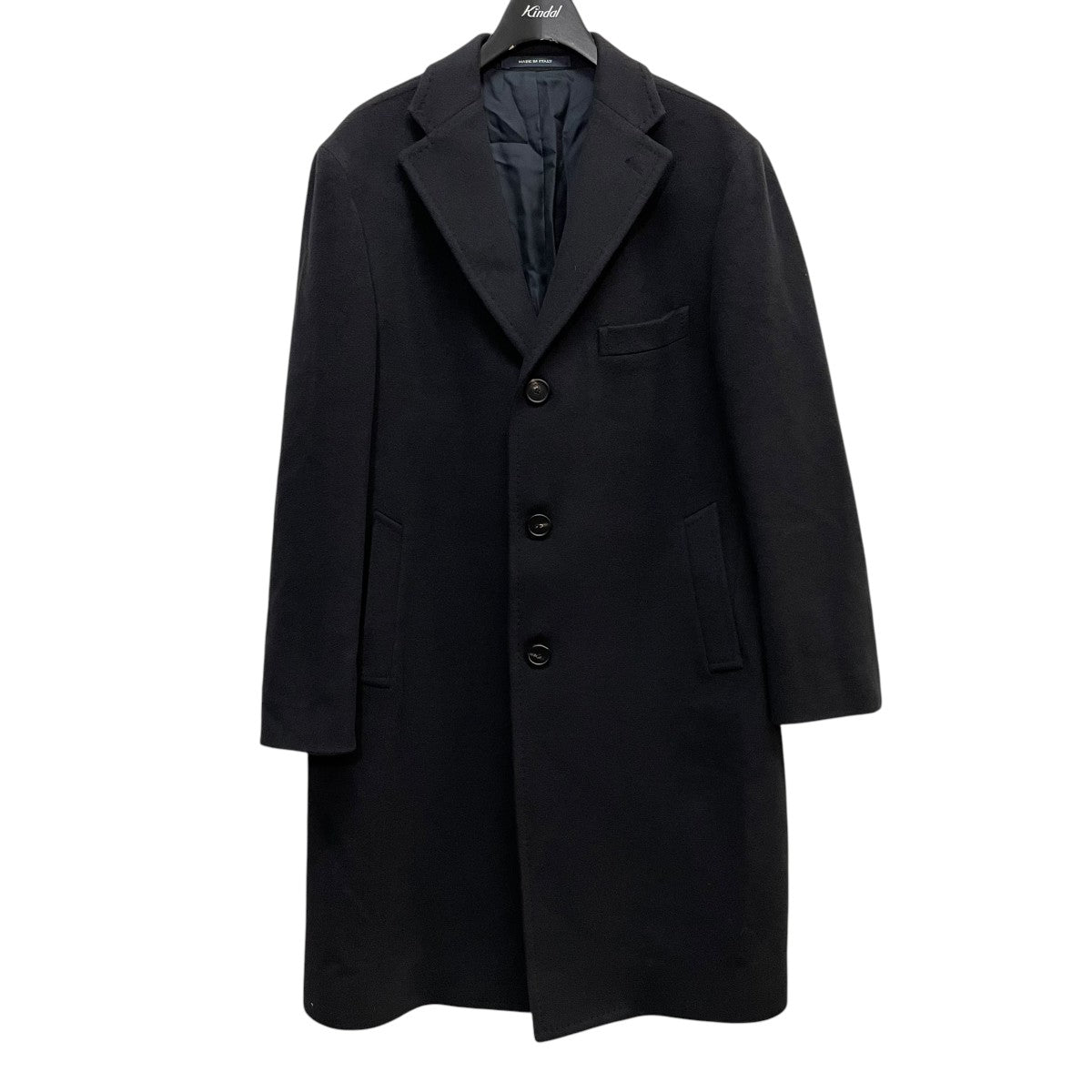 カシミヤフランネルソリッドチェスターコートコートCFBL13X