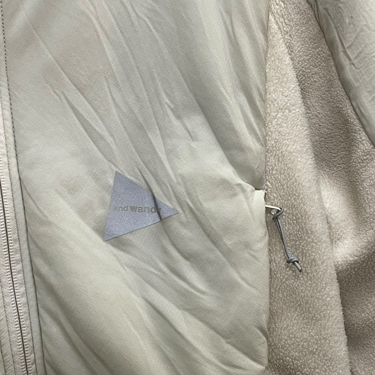 and wander top fleece jacketフリースジャケット 古着・中古-4枚目のアイテム画像