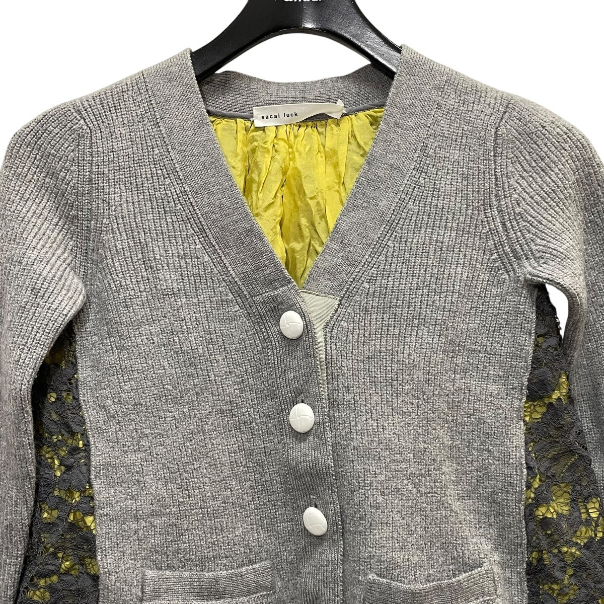 sacai luck カーディガン12AWLU429 古着・中古-3枚目のアイテム画像