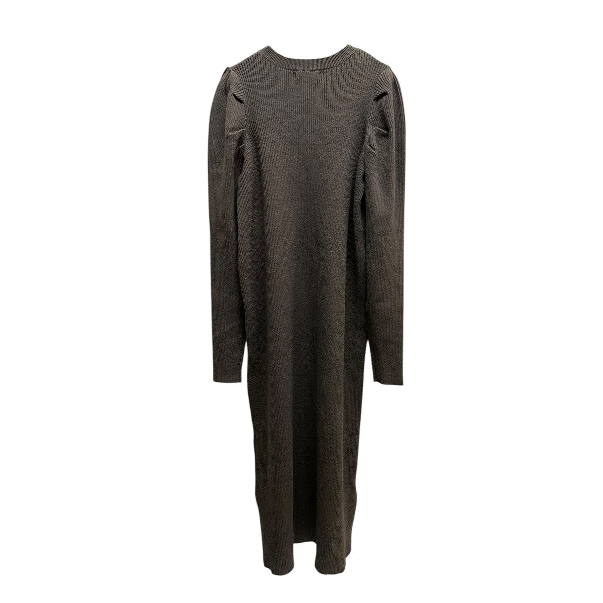 リブニットワンピース