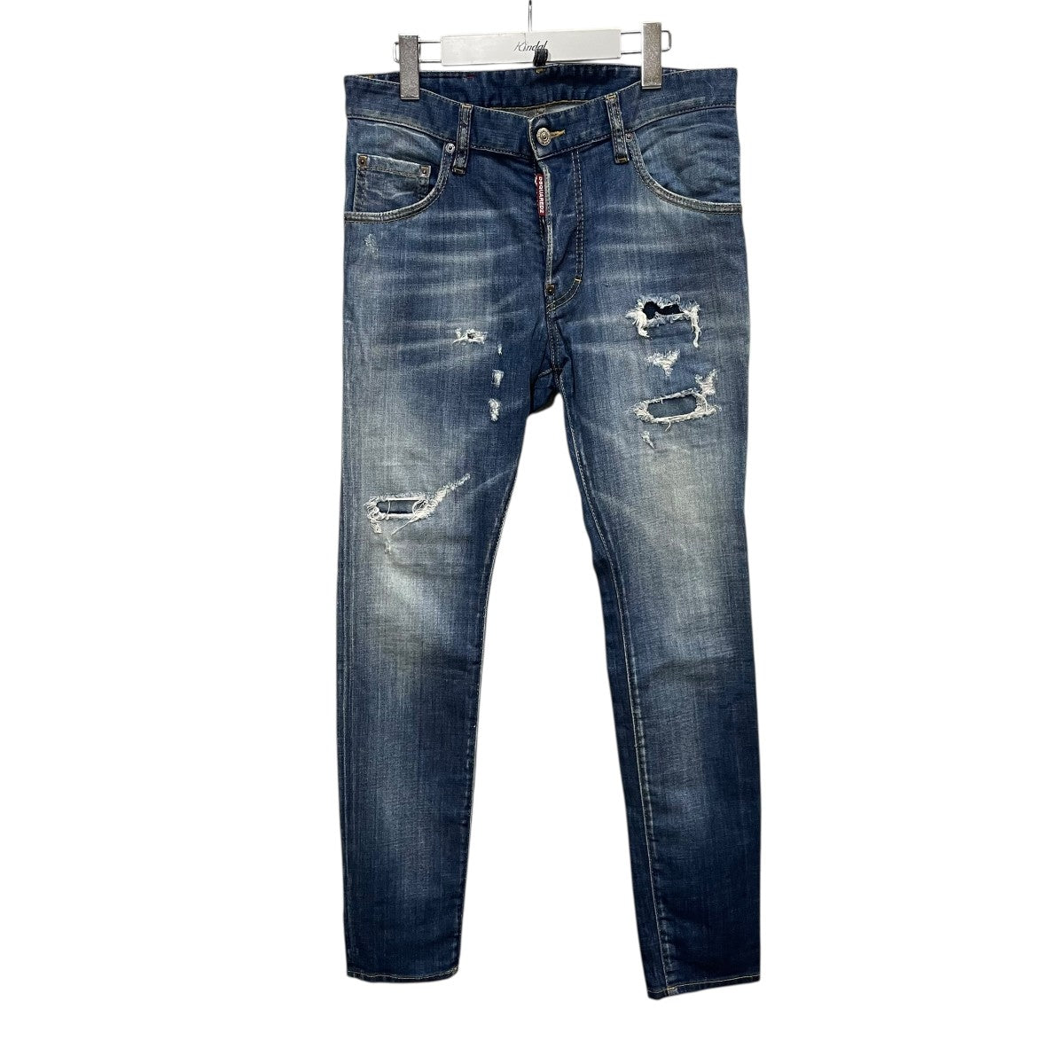 【nao70】DSQUARED2　ブリーチデニム スキニーパンツ 42 DSQUARED2(ディースクエアード) デニムパンツS71LB0918