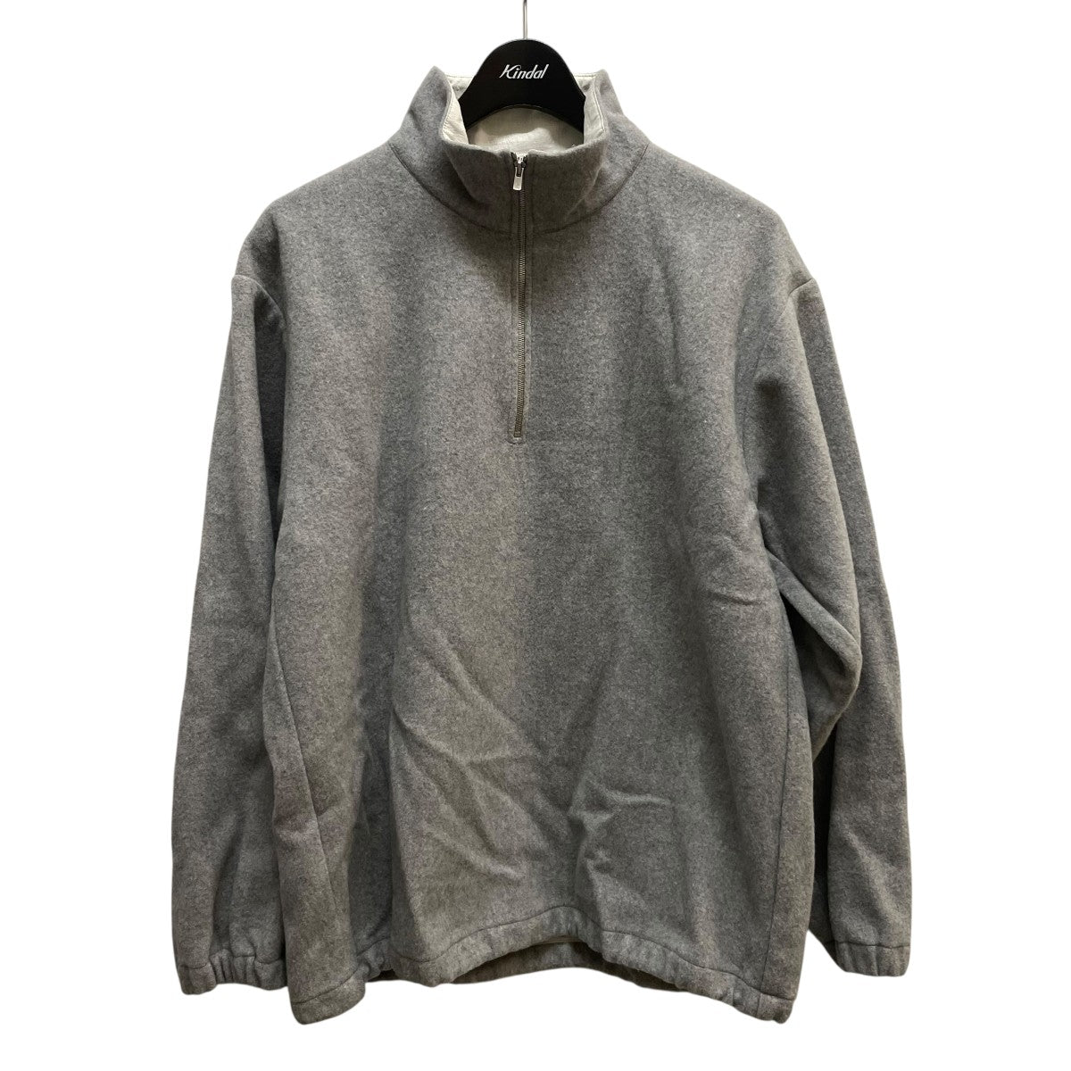 cornier(コルニエ) WOOL MOSSER HALF ZIP PULLOVERカットソー