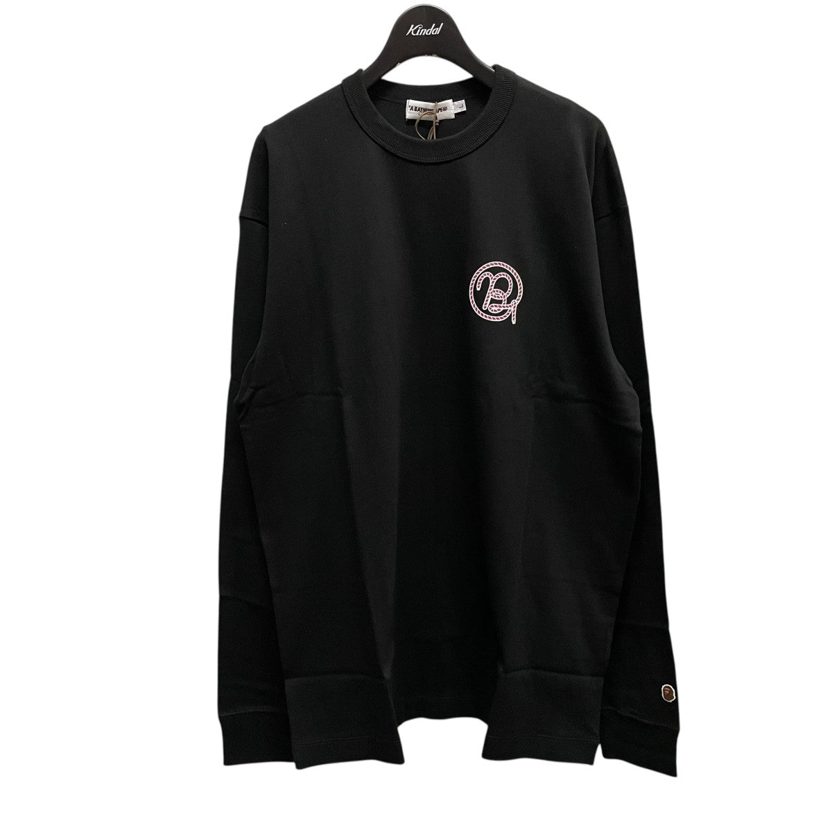 A BATHING APE(アベイシングエイプ) 長袖カットソー ブラック サイズ L  