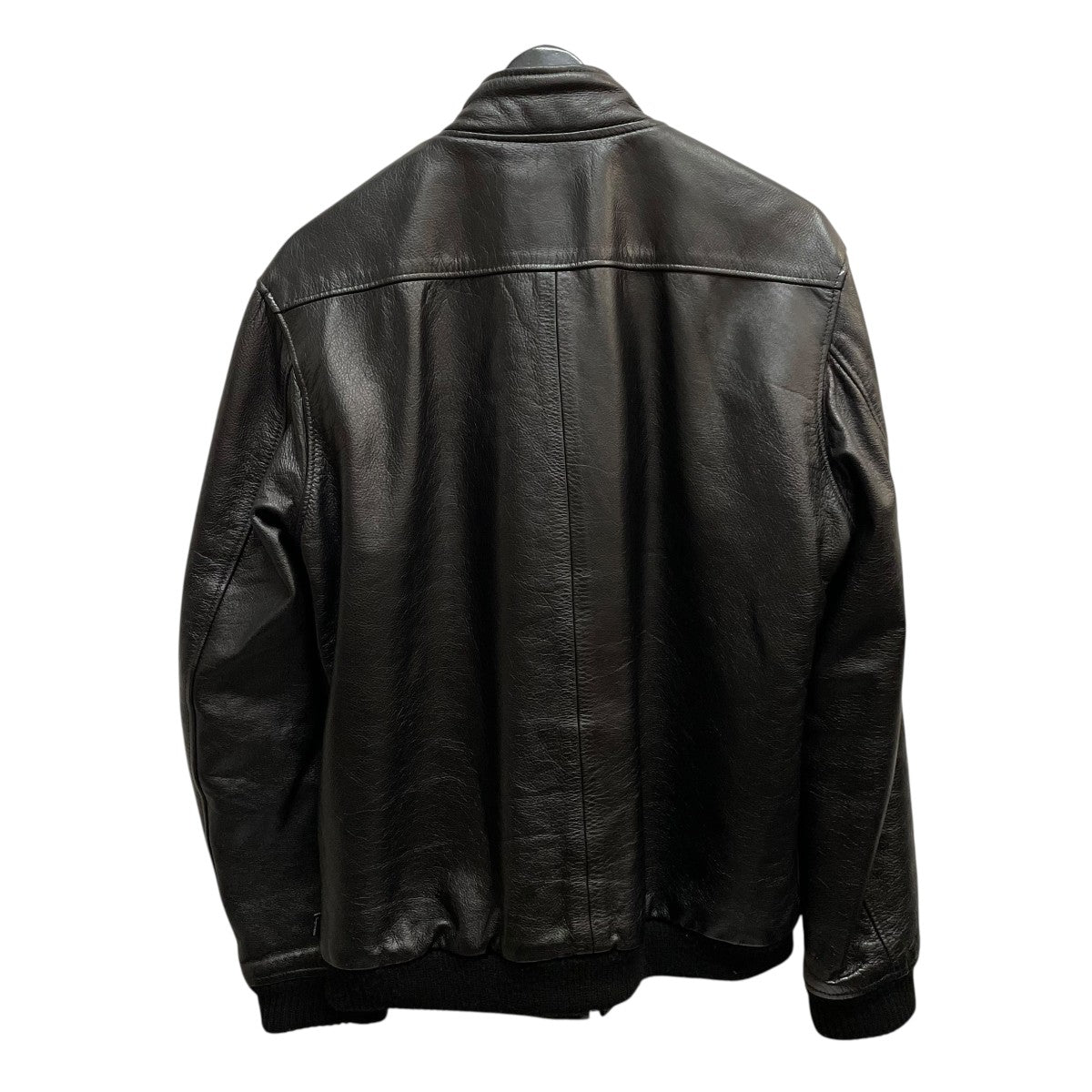 Schott×Supreme 16SSLeather Harrington Jacketレザージャケット 古着・中古-2枚目のアイテム画像