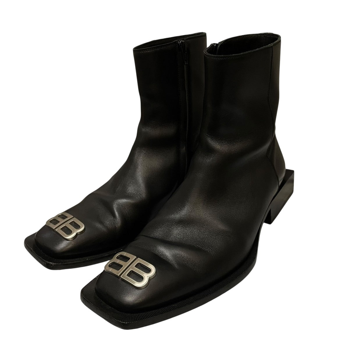 BALENCIAGA(バレンシアガ) FLAT RIM BOOTIE BBロゴプレート