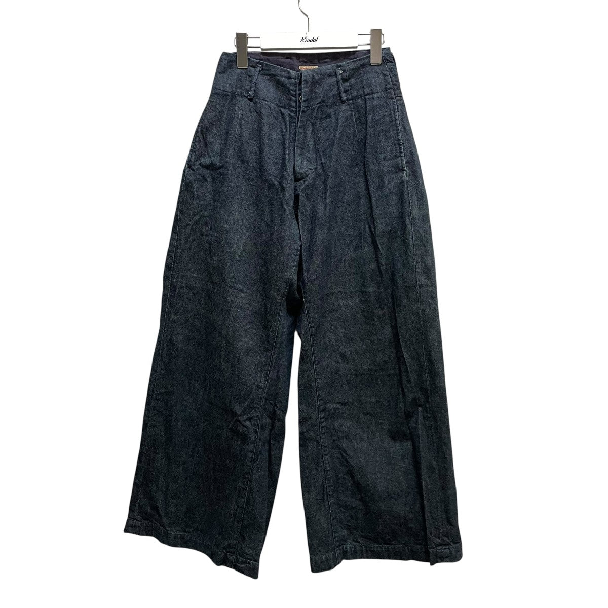 KAPITAL キャピタル デニム ワイドパンツスカート ガウチョパンツ 1 KAPITAL キャピタル 刺し子デニムパンツ インディゴ サイズ：0