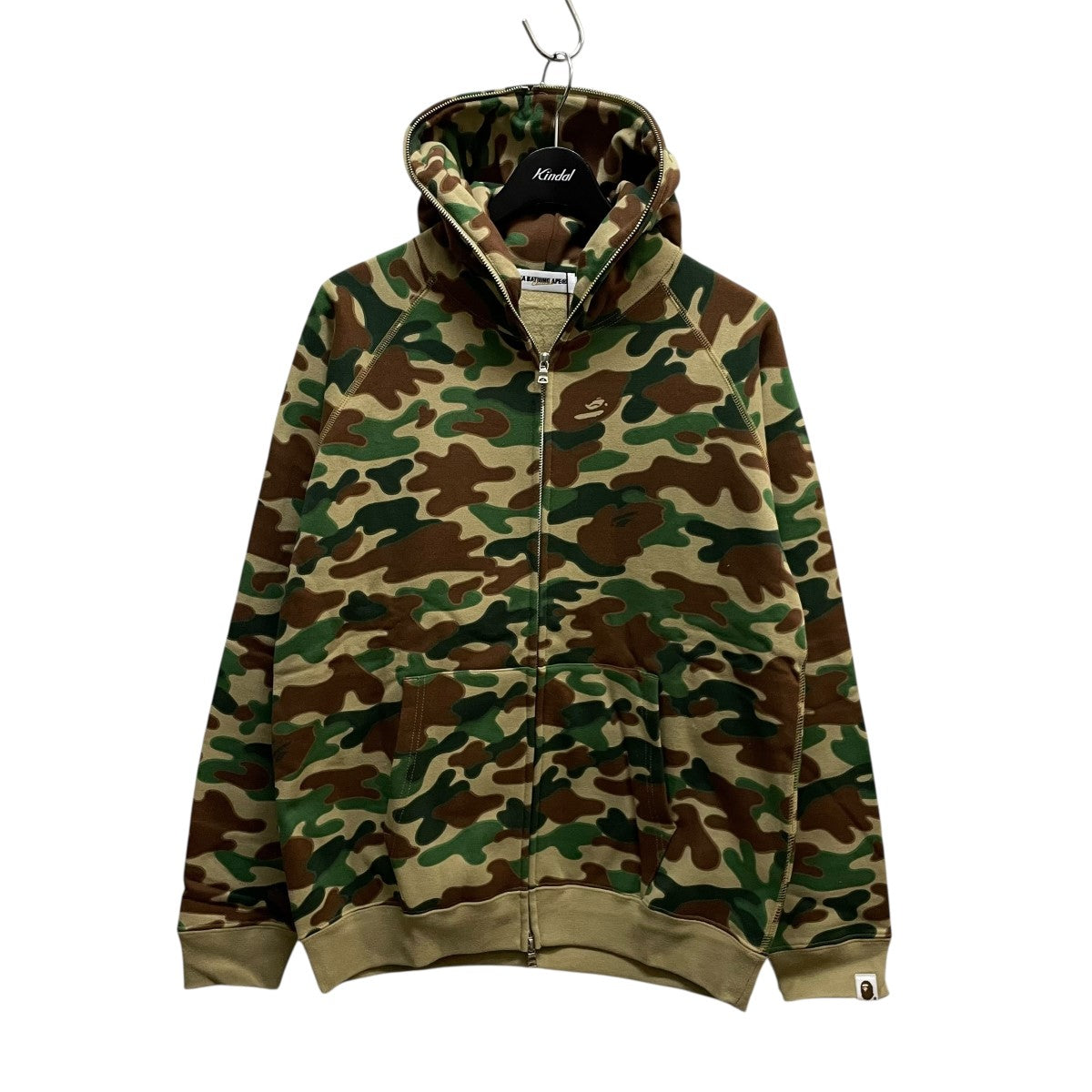 A BATHING APE 迷彩パーカー　Lサイズ A BATHING APE(アベイシングエイプ) パーカー ブラウン サイズ M