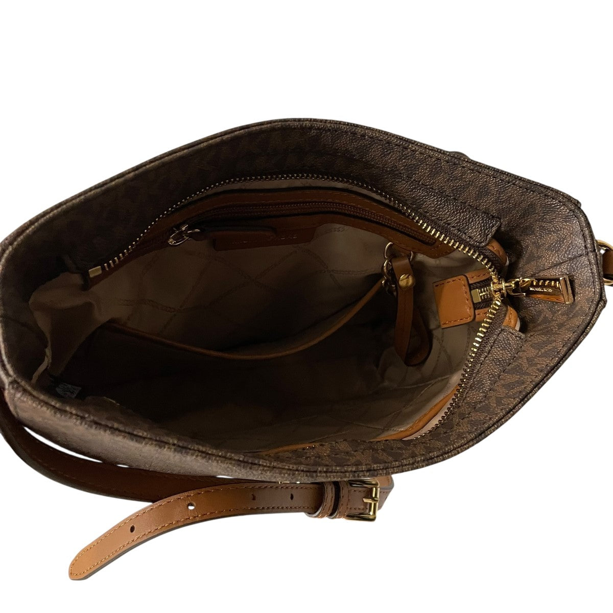 MICHAEL KORS JET SET TRAVEL LG MESSENGERショルダーバッグ30H6GTVM3V 古着・中古-8枚目のアイテム画像