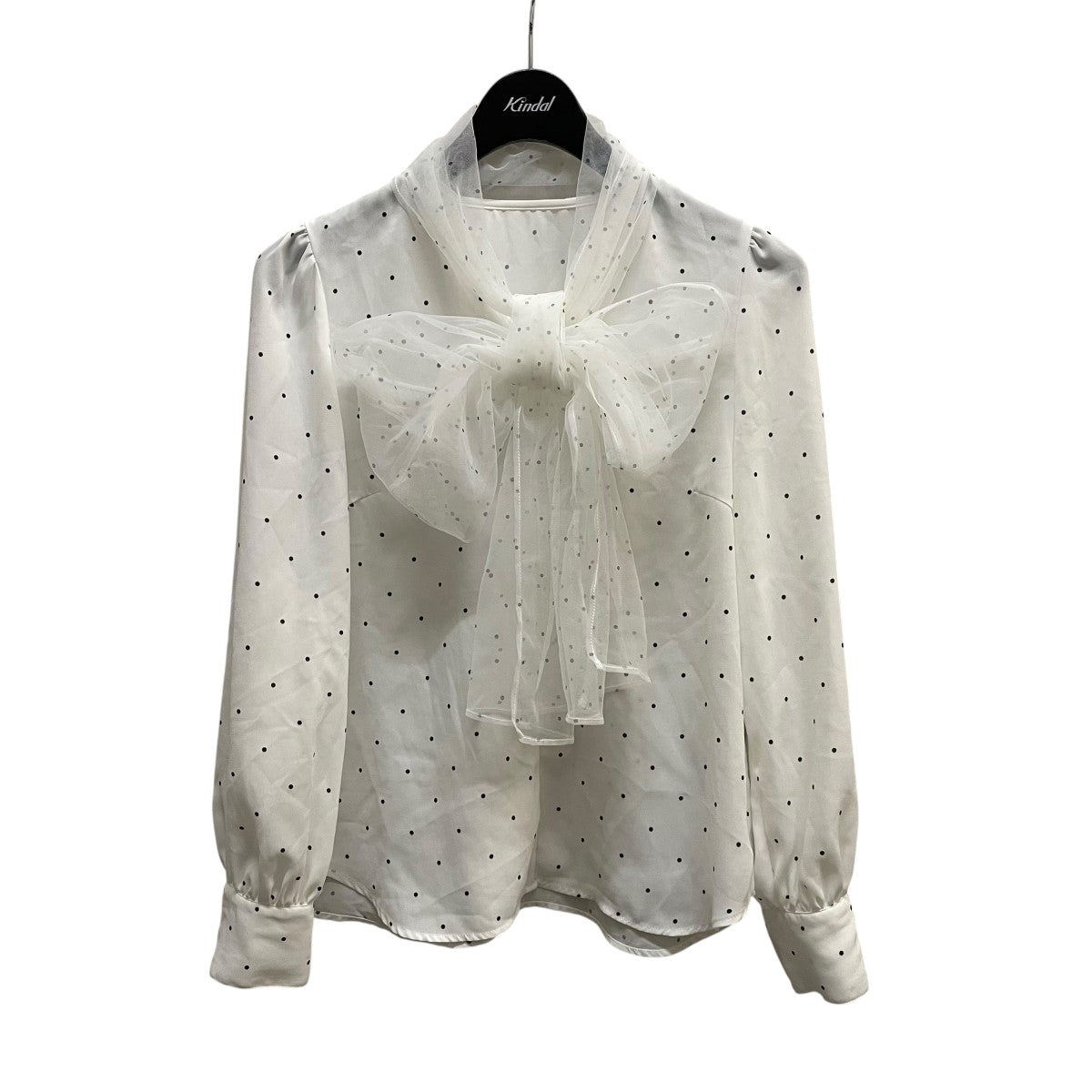 【美品】snidel ボウタイリボンブラウス セール】ボウタイリボンブラウス（シャツ/ブラウス）｜SNIDEL