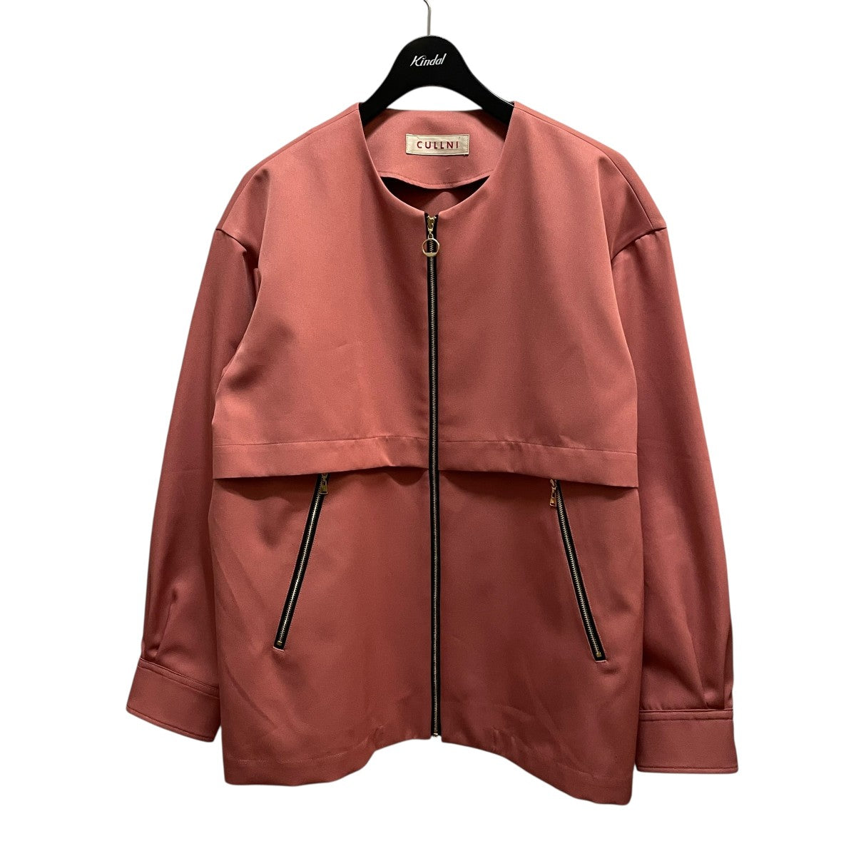 CULLNI ナイロン ベルト付きジャケット CULLNI(クルニ) ジャケット19-AW-029 19-AW-029 サーモンピンク サイズ