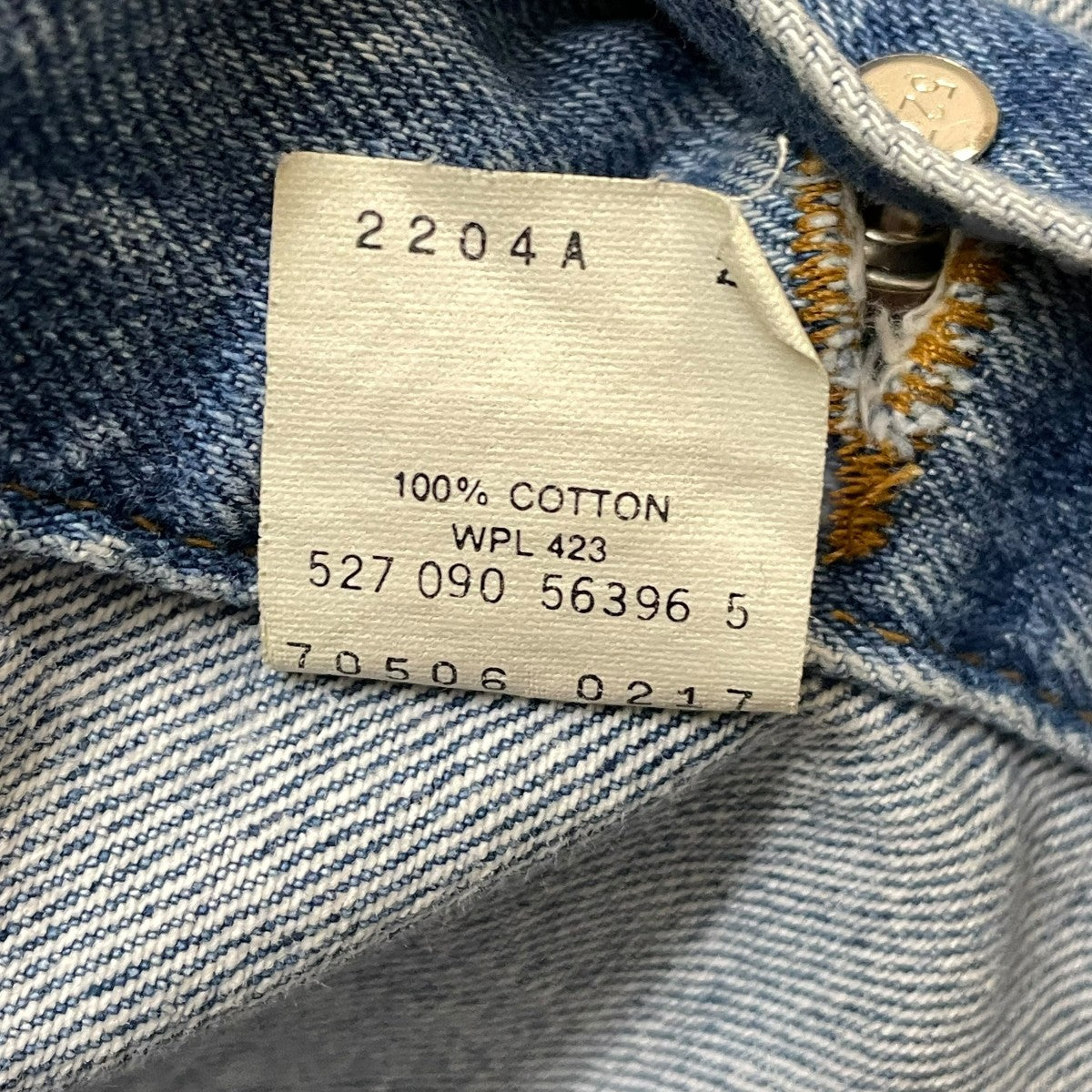 LEVI’S デニムジャケット 古着・中古-9枚目のアイテム画像