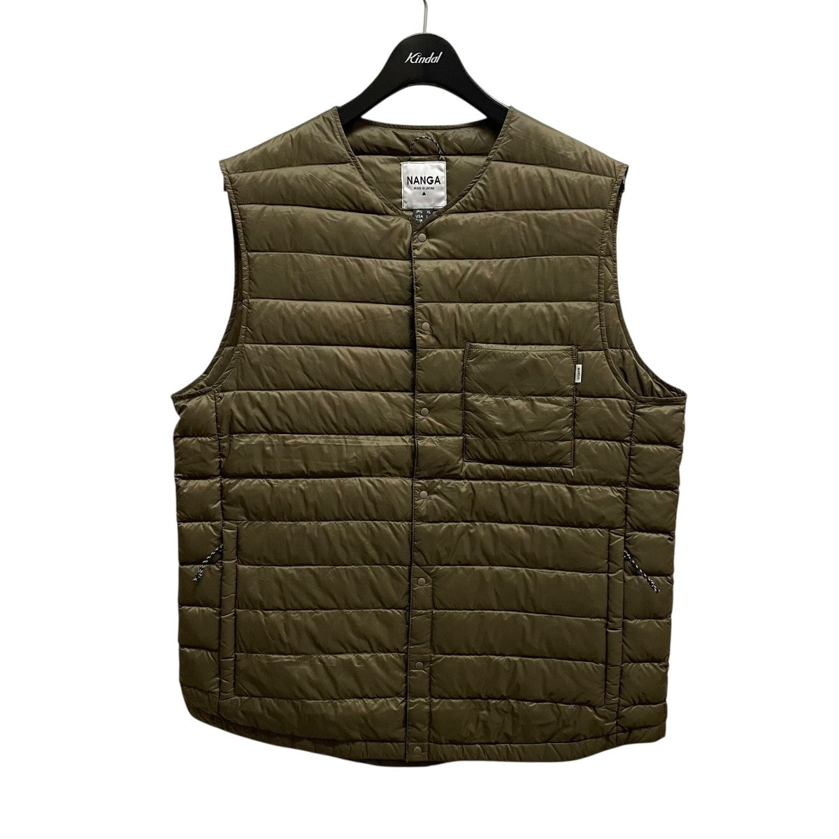NANGA(ナンガ) ダウンベスト カーキ サイズ XL｜【公式】カインドオル