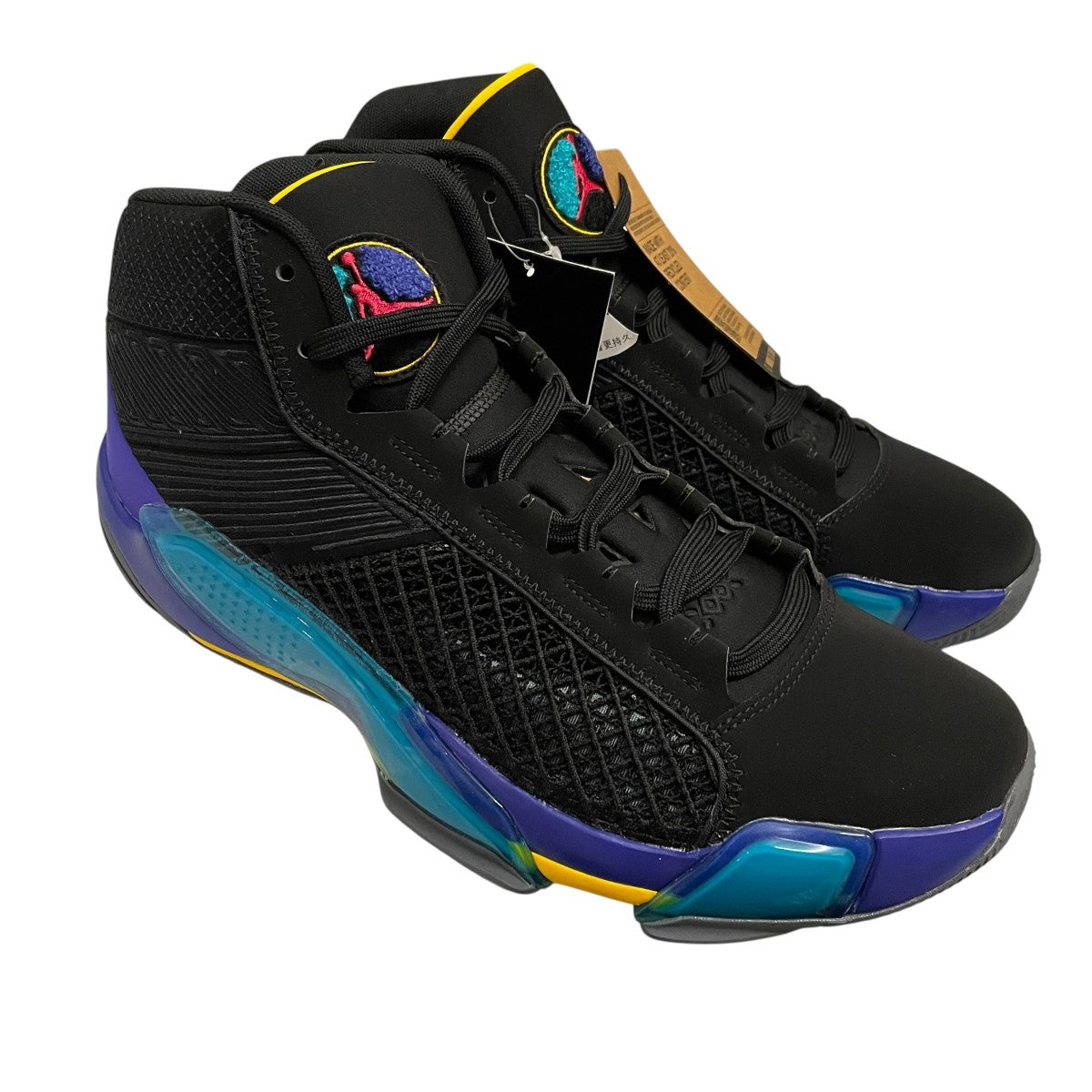 ラッセルノゴルフ　ハイカットシューズ ブラック/イエロー/ブルー ラッセルノゴルフハイカットシューズ ブラック/イエロー/ブルー