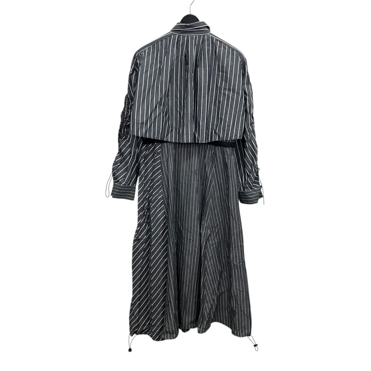 AULA AILA B’2nd別注ウエストドロストリングシャツOPワンピース1244-03037 古着・中古-2枚目のアイテム画像