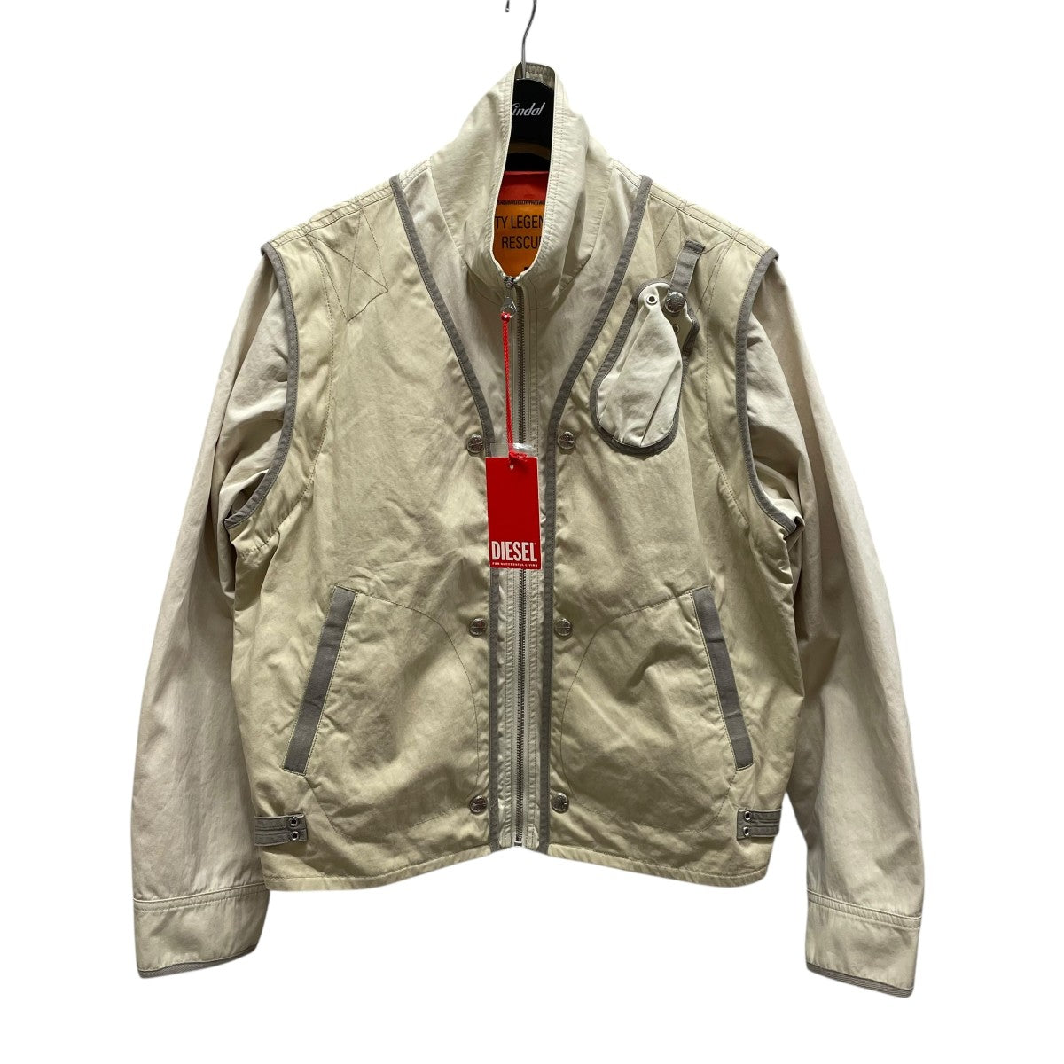 22SSJ-OHLEN 2WAY MILITARY VEST JACKETジャケットA06217