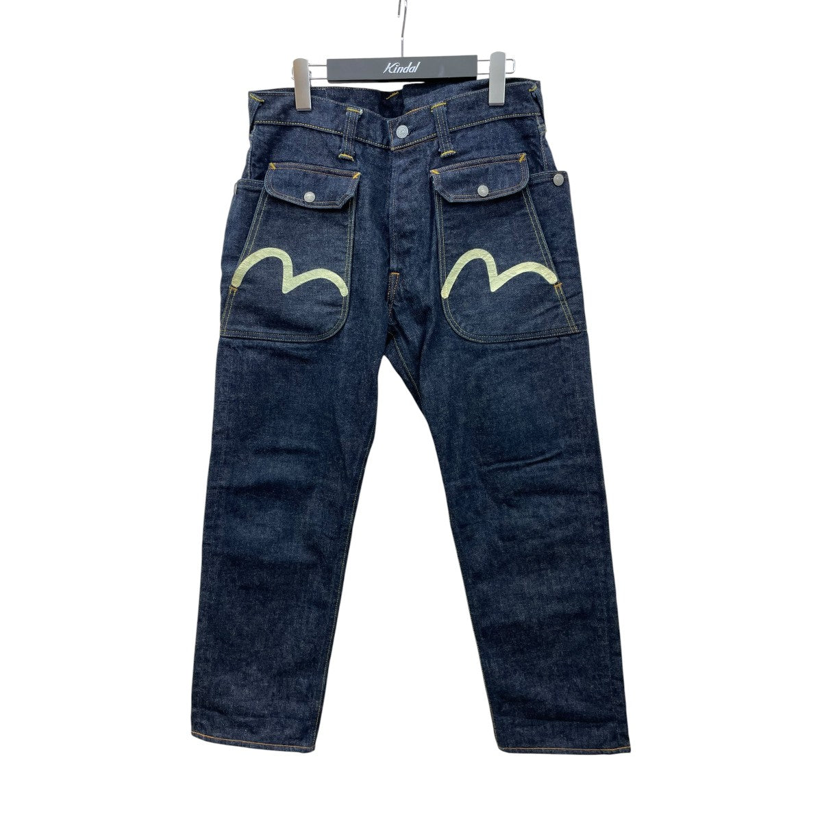 初期　エビス　カモメポケット　デニム　ヴィンテージ　バック EVIS EVISU(エヴィス) バックカモメデニムパンツ インディゴ サイズ 32