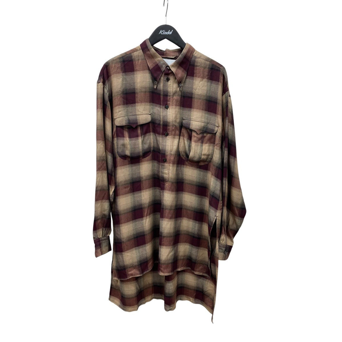 25AWPLAID LONG SHIRTSシャツ25330504