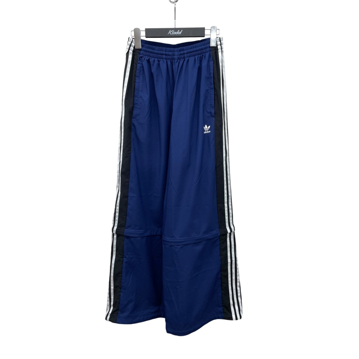adidas(アディダス) ラインワイドイージーパンツ ネイビー サイズ M