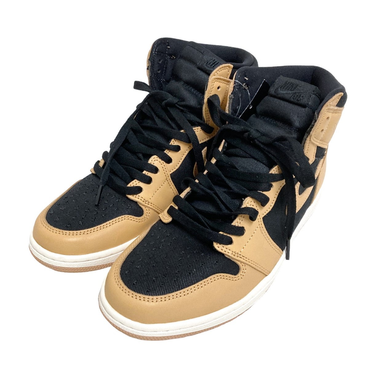 NIKE(ナイキ) AIR JORDAN 1 RETRO HIGH OG スニーカー 555088-202 ブラック×ベージュ サイズ  15｜【公式】カインドオルオンライン ブランド古着・中古通販【kindal】