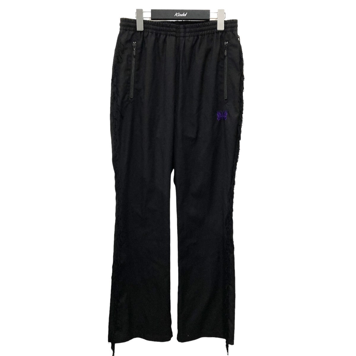 Needles(ニードルス) FRINGE BOOT-CUT TRACK PANT 22SS KP129 ブラック サイズ  12｜【公式】カインドオルオンライン ブランド古着・中古通販【kindal】