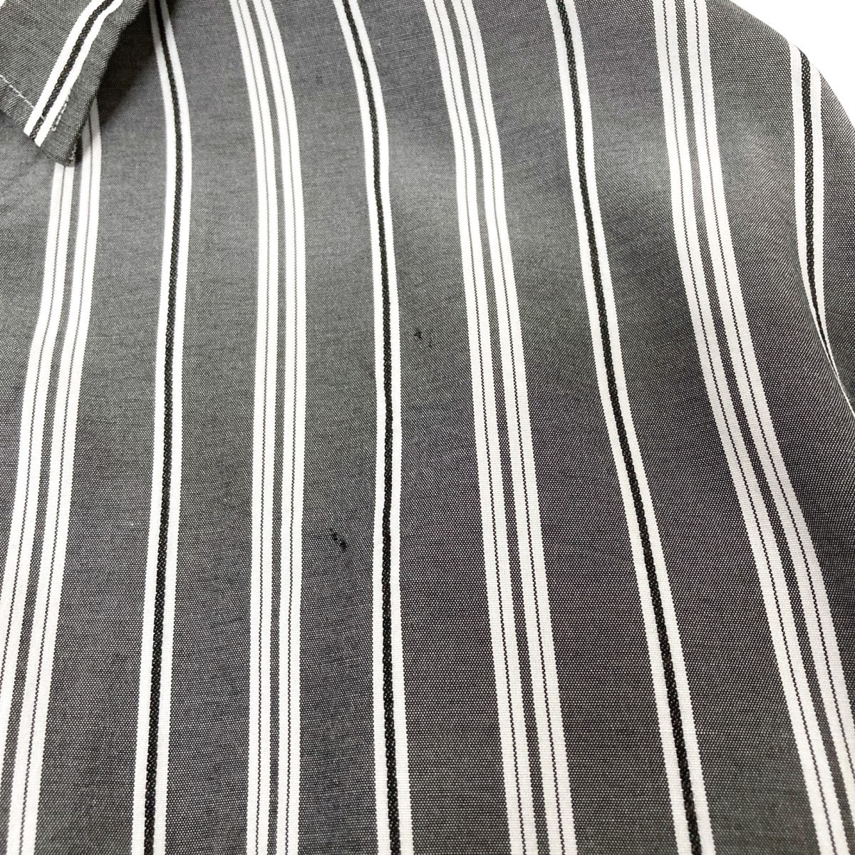 STRIPE BALOON REGULAR COLLAR SHIRTストライプ長袖シャツ1211 218 7433