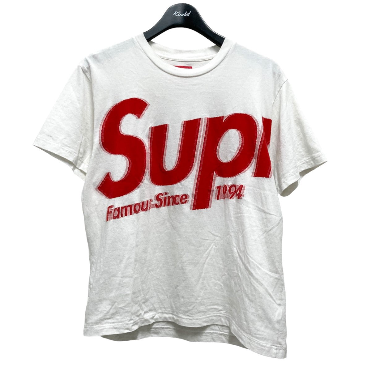 Supreme(シュプリーム) Supreme Intarsia Spellout S／S TopプリントTシャツ ホワイト×レッド サイズ  16｜【公式】カインドオルオンライン ブランド古着・中古通販【kindal】