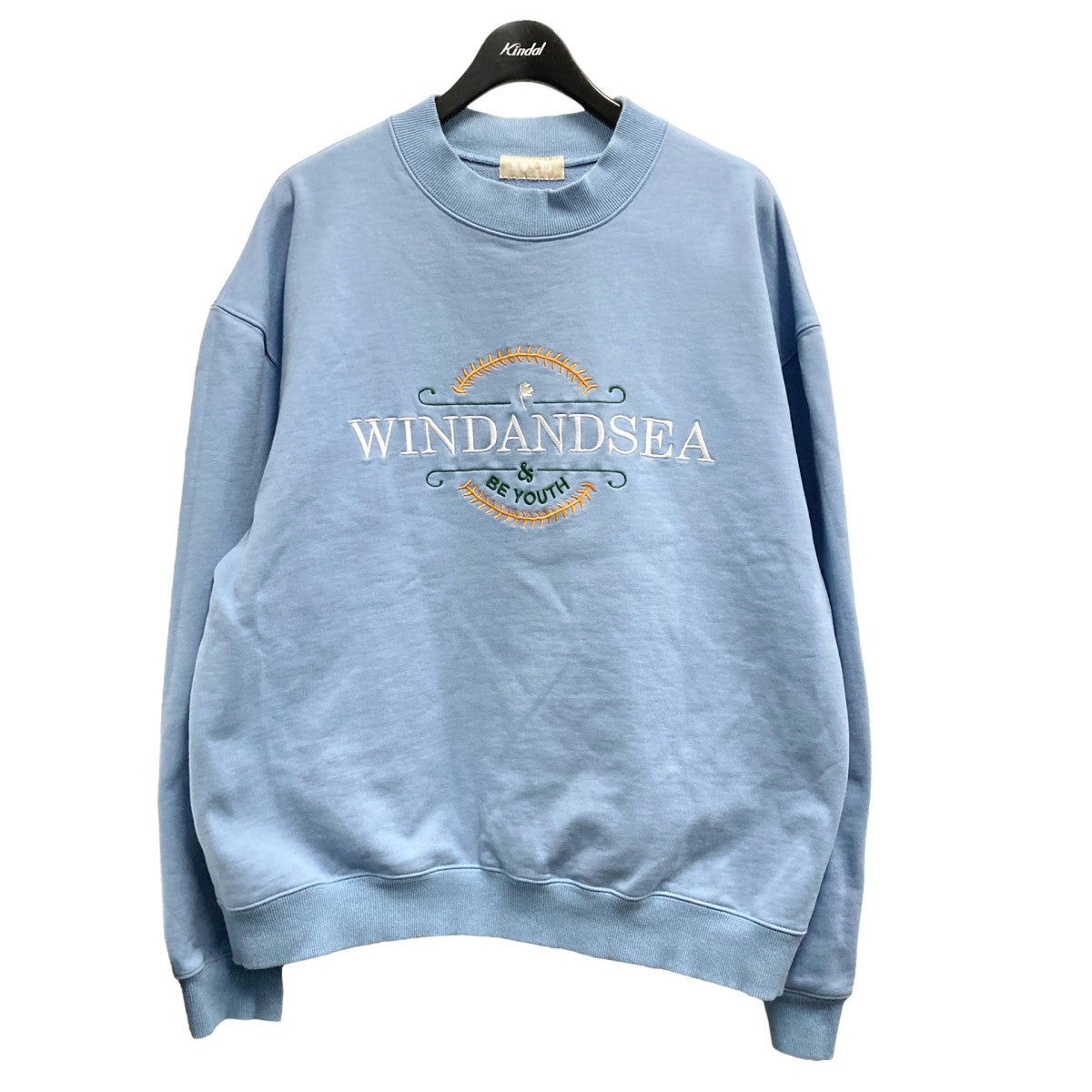 WIND AND SEA(ウィンダンシー) BE YOUTH TOWN CREW NECK WDS 10TH CS 10 WDS 10TH CS 10  スカイブルー サイズ XL｜【公式】カインドオルオンライン ブランド古着・中古通販【kindal】