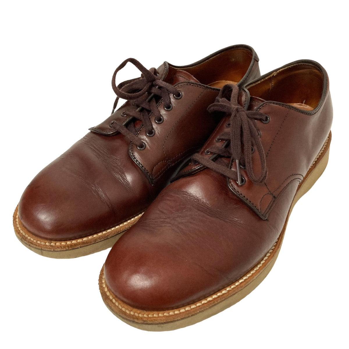 ALDEN(オールデン) SUPER CUSHION SOLE PLAIN TOE OXレザーシューズ53663 53663 ブラウン サイズ  17｜【公式】カインドオルオンライン ブランド古着・中古通販【kindal】