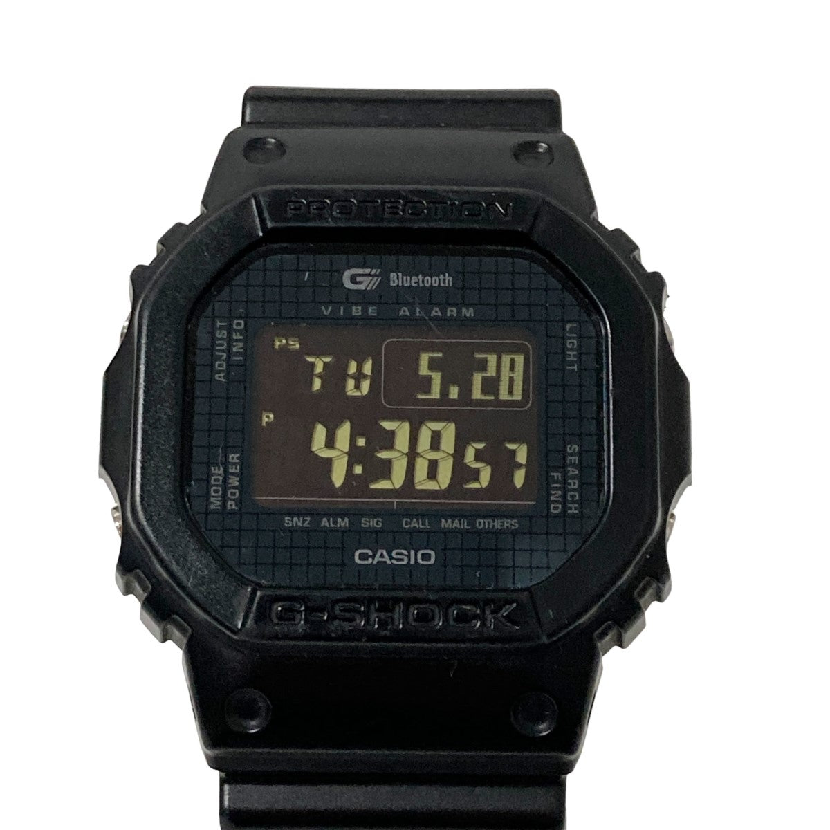 CASIO◆クォーツ腕時計・G-SHOCK/デジタル/ラバー/BLK/BLK/GB-5600B-1BJF