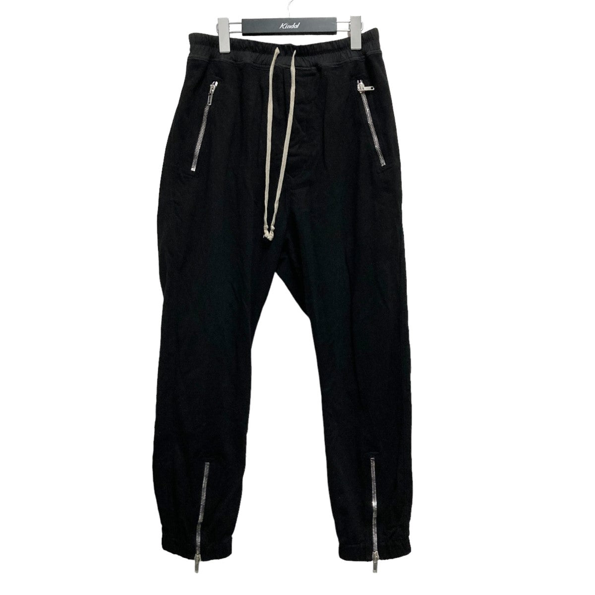 RICK OWENS(リックオウエンス) TECUATL TRACK PANTトラックパンツRU02C7370 BA RU02C7370 BA  ブラック サイズ 18｜【公式】カインドオルオンライン ブランド古着・中古通販【kindal】