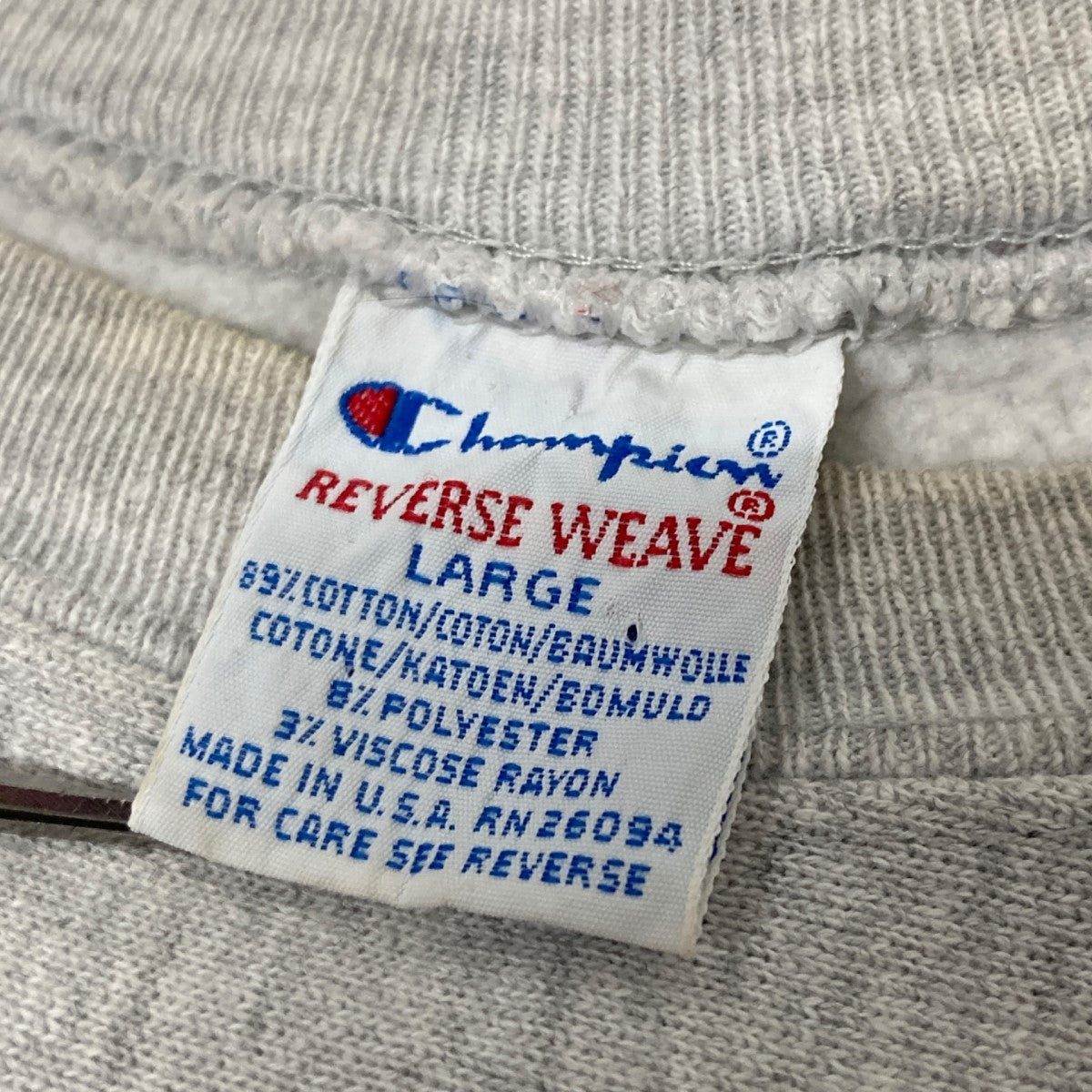 90`sReverse WeaveINDIANAクルーネックスウェット