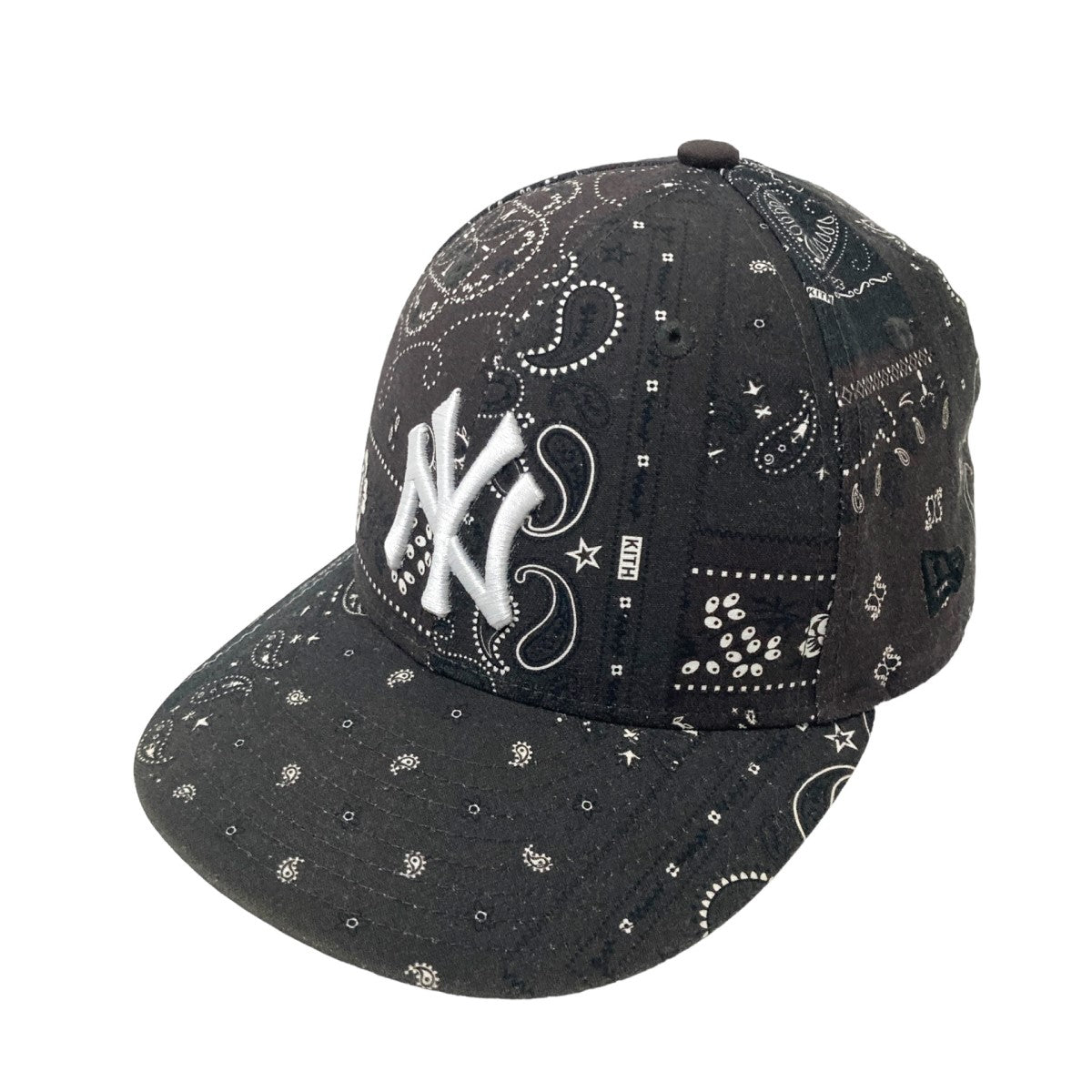 New Era×KITH ペイズリーキャップ ブラック サイズ 7 3/8｜【公式】カインドオルオンライン ブランド古着・中古通販【kindal】