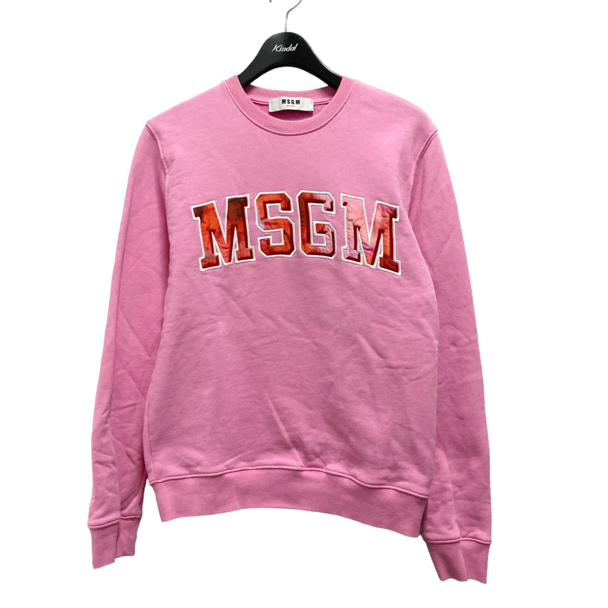 MSGM(エムエスジーエム) プリントスウェット ピンク サイズ XS｜【公式】カインドオルオンライン ブランド古着・中古通販【kindal】