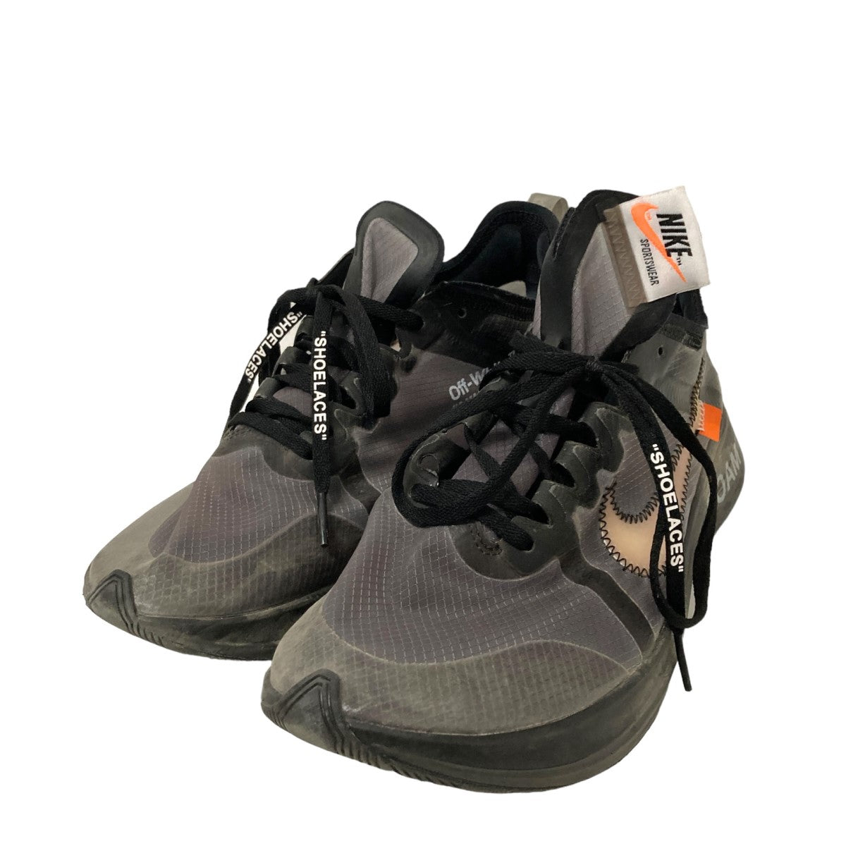 NIKE OFFWHITE ZOOM FLY AJ4588 001 27.5cm