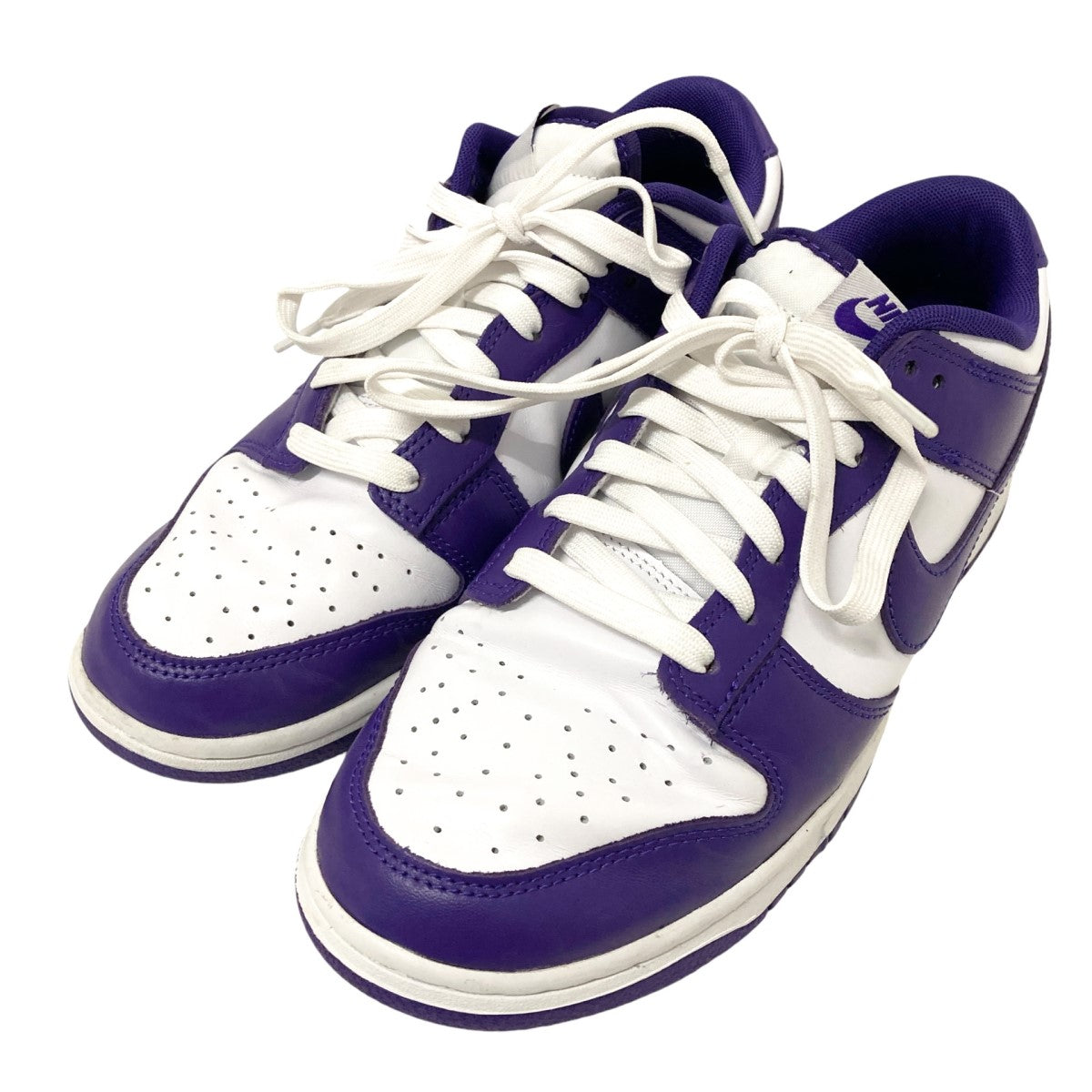 NIKE(ナイキ) DUNK LOW RETROスニーカーDD1391 104 DD1391 104 ホワイト×パープル サイズ  27cm｜【公式】カインドオルオンライン ブランド古着・中古通販【kindal】