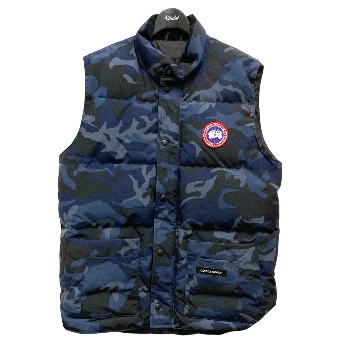 CANADA GOOSE(カナダグース) FREESTYLE CREW VESTダウンベスト4154MP 4154MP ブルー×ブラック サイズ  L｜【公式】カインドオルオンライン ブランド古着・中古通販【kindal】