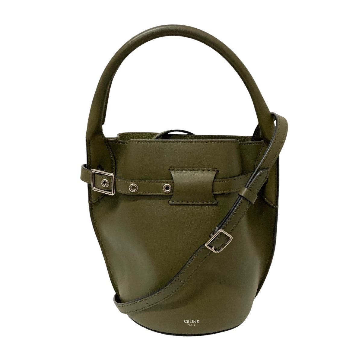 CELINE(セリーヌ) Big Bag Nano Bucket2WAYショルダーバッグU MP 0179 U MP 0179  オリーブ｜【公式】カインドオルオンライン ブランド古着・中古通販【kindal】