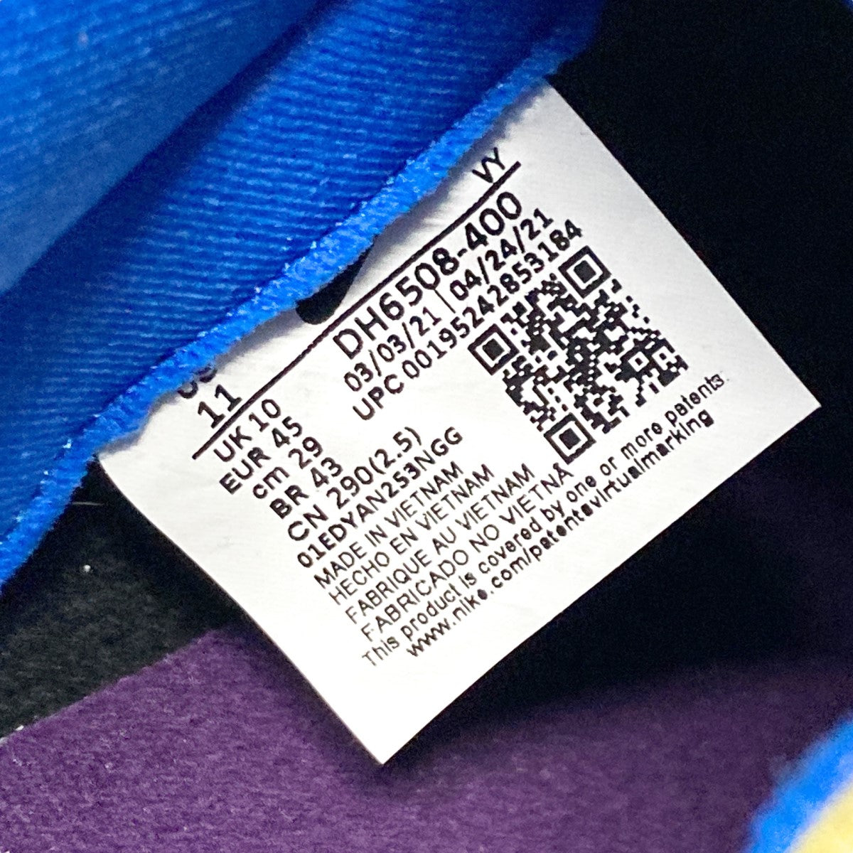 NIKE×UNDEFEATED DUNK LOW SPスニーカーDH6508 400 古着・中古-6枚目のアイテム画像