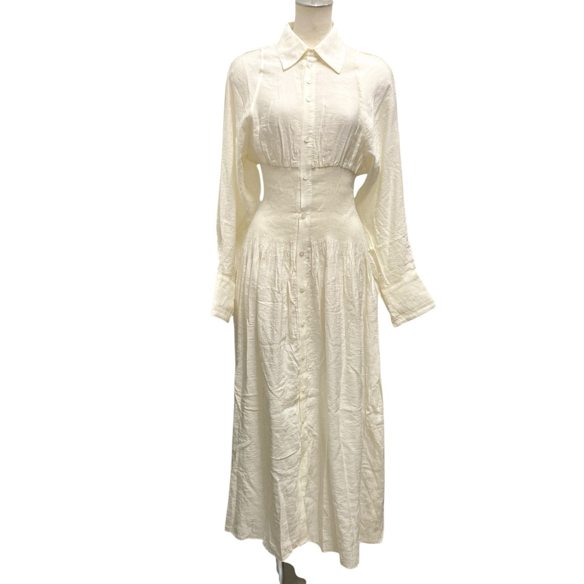 IHNN(イン) 津久弘織物ワンピースシャツワンピースID21A OP02 ID21A  