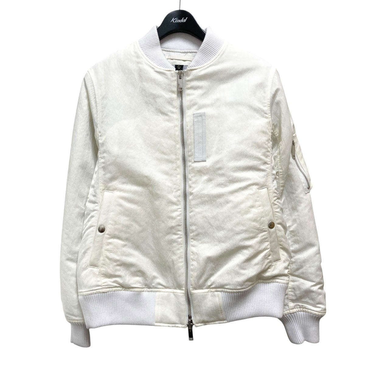 Theory✨ジャケット ロングジャケット ホワイト wjk(ダブルジェイケイ) shrinkMA-1ジャケットny53c ny53c