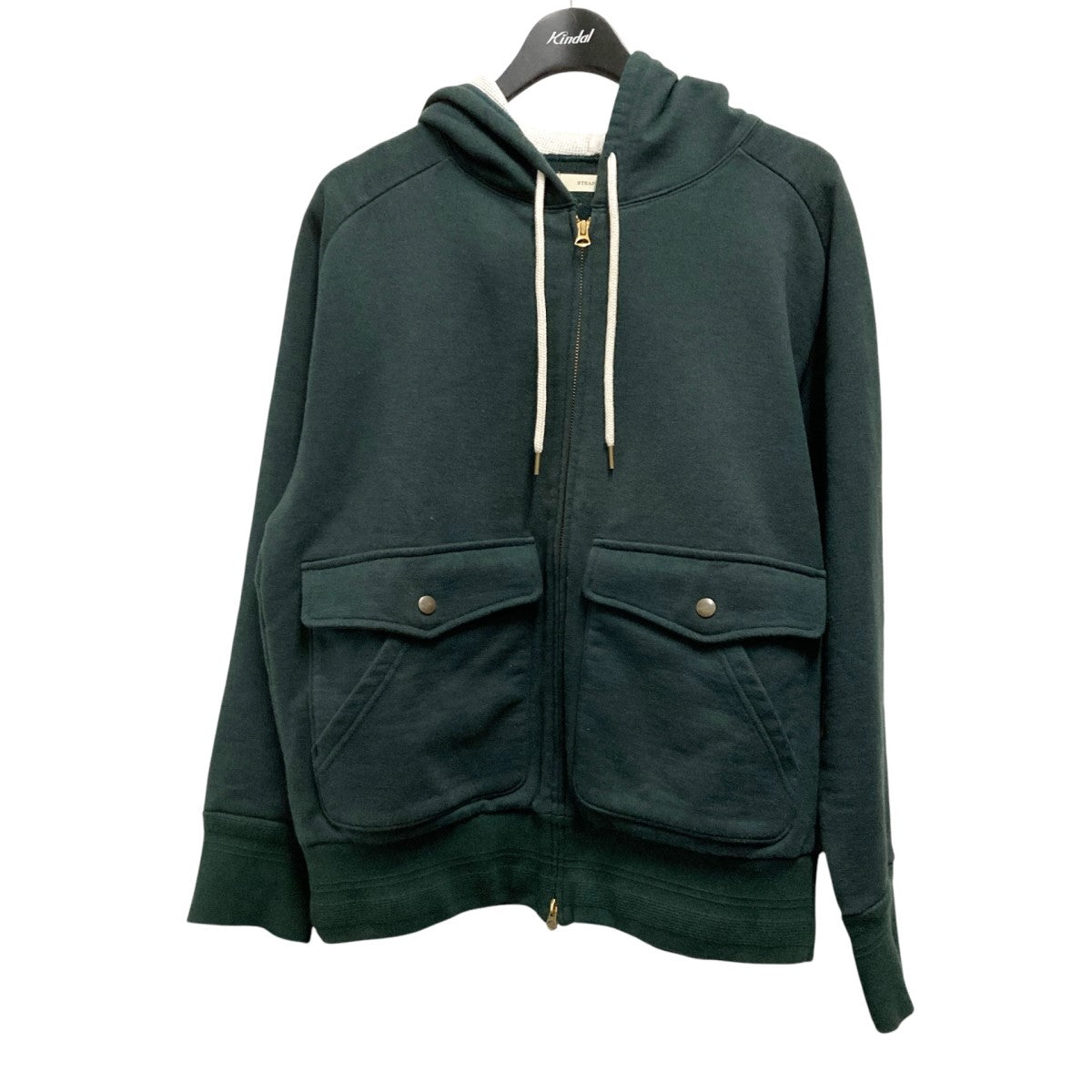 即完】deaile ジップパーカー グリーンSサイズ Stussy グリーン