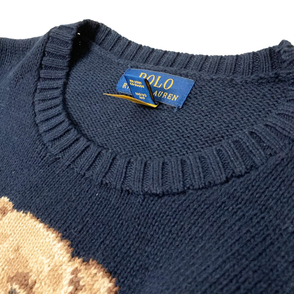 POLO RALPH LAUREN ポロベアニット 古着・中古-3枚目のアイテム画像
