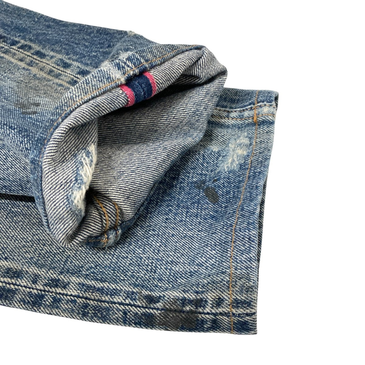 TMT リペア加工デニムパンツTP TF 901 古着・中古-6枚目のアイテム画像