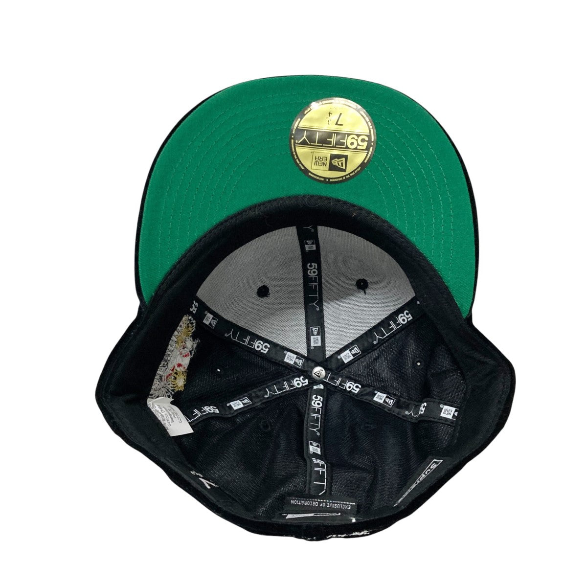 Supreme×New Era Velour Box Logoベルベットキャップ 古着・中古-6枚目のアイテム画像