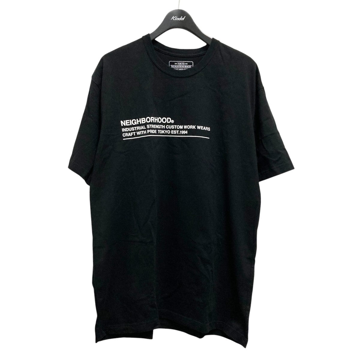 NEIGHBORHOOD バックサークルロゴプリントTシャツ 古着・中古-1枚目のアイテム画像